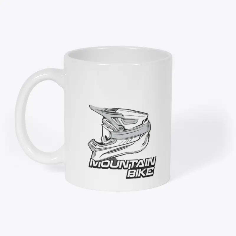 Mug Logo MTB Downhill Mountain biking 