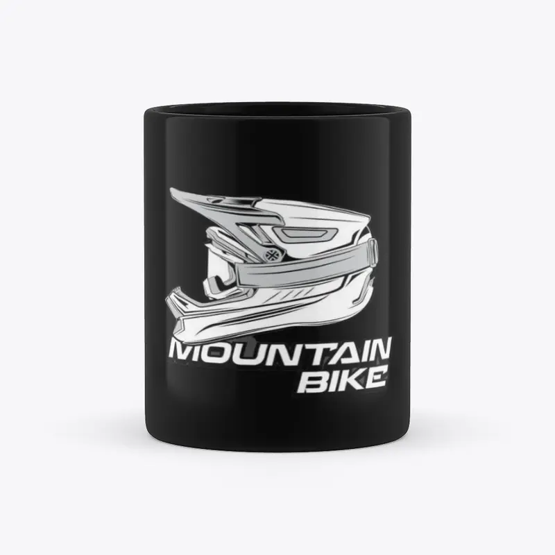 Mug Logo MTB Downhill Mountain biking 